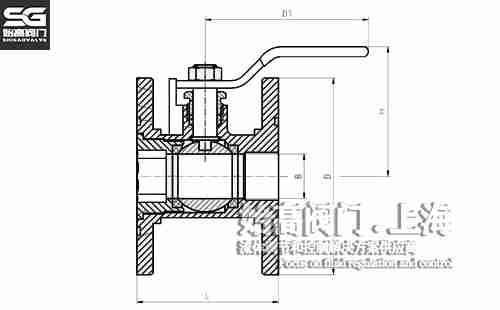 Q41F-16T黃銅法蘭球閥尺寸 Q41F-16T黃銅法蘭球閥尺寸