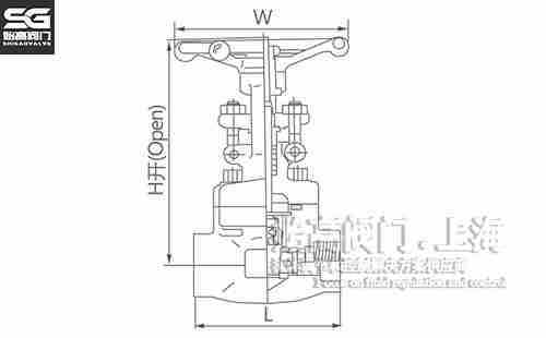 800LB螺栓閥蓋鍛鋼閘閥尺寸 800LB螺栓閥蓋鍛鋼閘閥尺寸