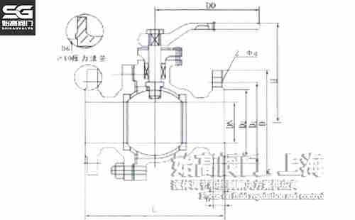 氨用球閥尺寸圖 氨用球閥尺寸圖