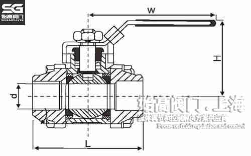 三片式對焊球閥尺寸 三片式對焊球閥尺寸