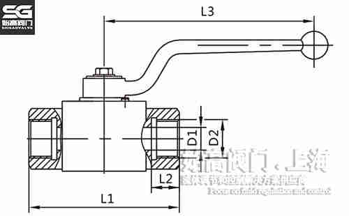 內螺紋液壓高壓球閥尺寸 內螺紋液壓高壓球閥尺寸