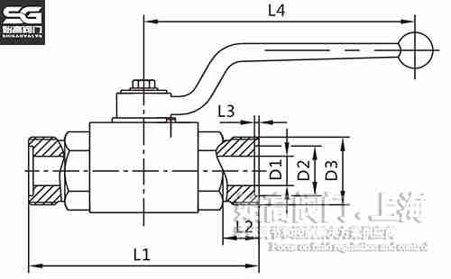 外螺紋液壓高壓球閥尺寸 外螺紋液壓高壓球閥尺寸