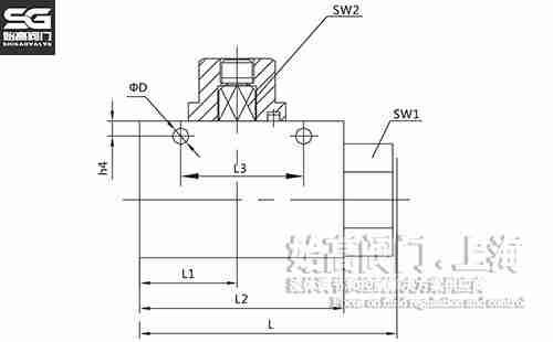 HKB-B系列液壓高壓球閥尺寸 HKB-B系列液壓高壓球閥尺寸