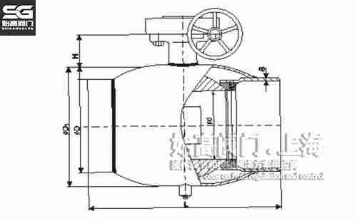 蝸輪全焊接過(guò)濾球閥尺寸 蝸輪全焊接過(guò)濾球閥尺寸