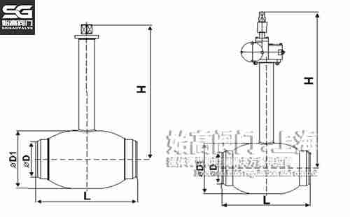 長(cháng)桿直埋式全焊接球閥尺寸 長(cháng)桿直埋式全焊接球閥尺寸