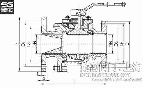 襯氟放料球閥尺寸 襯氟放料球閥尺寸