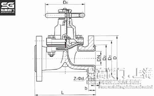 襯氟隔膜閥尺寸 襯氟隔膜閥尺寸