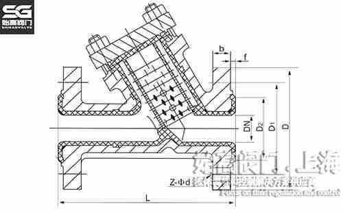 襯氟Y型過(guò)濾器尺寸 襯氟Y型過(guò)濾器尺寸