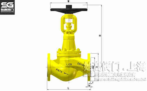 氯氣專(zhuān)用波紋管截止閥尺寸圖 氯氣專(zhuān)用波紋管截止閥尺寸圖
