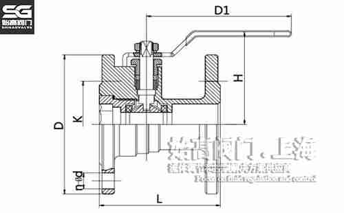 黃銅法蘭球閥尺寸圖 黃銅法蘭球閥尺寸圖