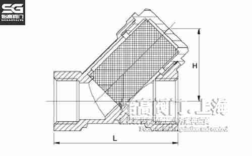 黃銅螺紋過(guò)濾器尺寸圖 黃銅螺紋過(guò)濾器尺寸圖