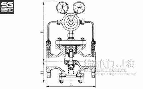 活塞式氣體減壓閥尺寸圖 活塞式氣體減壓閥尺寸圖
